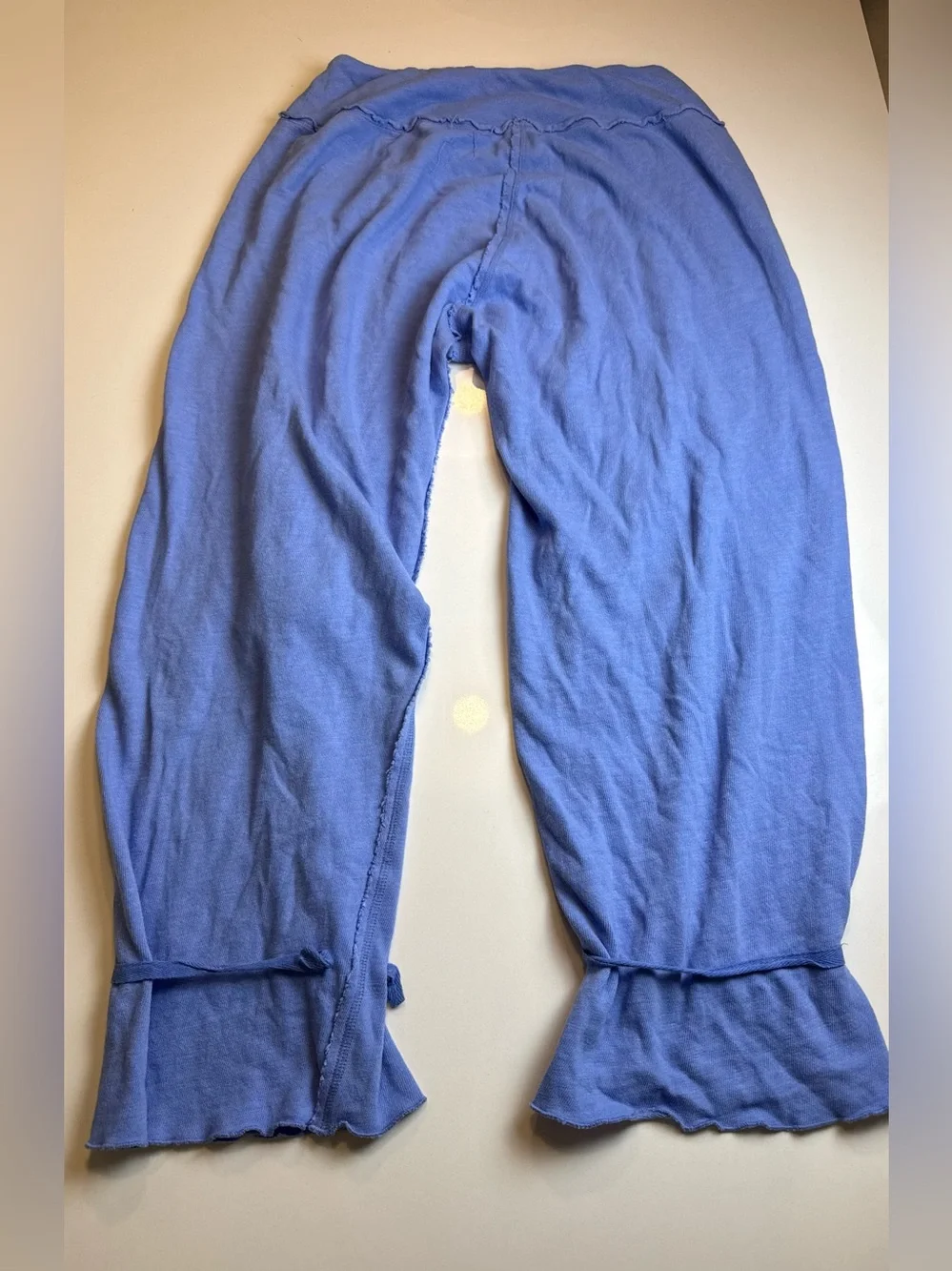 FREE PEOPLE Intimately - Organic Cotton Blue Lounge‎ Pants Size SP
